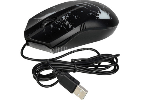 Характеристики мышь Oklick 399M STIGMA, игровая, оптическая, проводная, USB, черный [1175321]