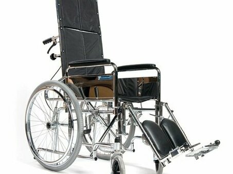 Кресло-коляска инвалидная складная с высокой спинкой LY-250-008-L (51см)